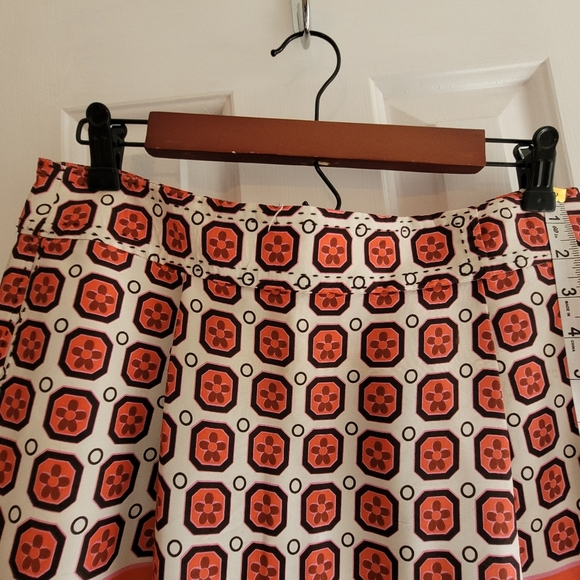 Tory Burch skirt Orange color size 6 - Picture 9 of 11